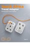 URBANNX to European Plug Adapter, 4 in 1 Travel Adapter with 1 USB C and 2 USB A, 3250W European. - 7