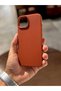 Tan Phone Case Compatible with iPhone 13/14 Premium Matte Silicone Cover Dirt and Stain Resistant Wipeable Surface Camera Protected Stylish and Minimalist Design Daily Use Case