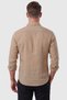 Men's Mink Striped Cotton Relaxed Fit Summer Shirt Long Sleeve Shirt 2602609 - 4