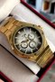 Men's wristwatch steel band 2 years warranty waterproof boxed