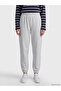 Gray Elastic Waist Women's Jogger Sweatpants - 2