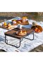 60CM Foldable Camping Table Portable Low Picnic Table Compact Outdoor Table for Beach BBQ Fishing Travel - 5