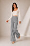 Women's High Waist Modal Fabric Sweatpants with Front Stitching Detail - 7