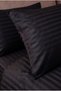 Striped Satin Double Duvet Cover Set |   100% Cotton |   200X220 cm Duvet Cover, Striped Elastic Sheet, 2 Pieces of 50X70 cm Pillowcases |   Stylish and Elegant |   Hotel Comfort - 3