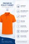 Girls' Premium School Polo Collar 100% Cotton T-Shirt Long Sleeve 8-16 Years |   Children's School Uniform Polo Collar Basic T-Shirt |   Girls' School T-Shirt Soft Textured Breathable Fabric Comfortable Fit Daily Wear - 5
