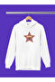 Miley Cyrus Printed Cotton Long Sleeved 3-Yarn Hooded Sweatshirt - 2