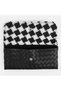 Black Checkered Eyeglass Case - 2