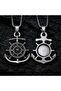 Stainless Steel Marine Design Sailor Men's Anchor Compass Pendant - 5