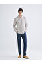 Esvab • Modern & Distinctive Standard Fit Long Sleeve Checkered Embroidered Dobby Men's Shirt - 2