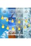 شريط مصابيح كروي من انجاليا من 80 مصباح LED يعمل بالبطارية وبجهاز تحكم عن بعد، مصابيح معلقة مقاومة ل - 4