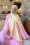 Cc Pattern Aura Cotton Jacquard Shawl Yellow - 2