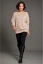 Premium Women's Italian Textured Soft Tauch Truvakar Sleeve Tunic Knitwear Bluz - 3