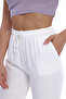 Linen Mixed Stylish Loose Fit Pants White - 6