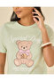 Women Green Printed Graphic T-Shirt - 4