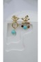 Bird Figure Beaded Design Earrings