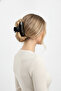 Black Shiny Large Size Hair Clip Claw Clip Stylish and Practical Hair Accessory for Daily Use - 3