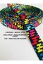 3 Meters, Width 3 Cm, Colorful Stripes Patterned Decorative Strip, Bag Strap, Cat Dog Leash Holder