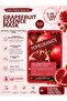 Pomegranate Extract Face Mask 5-Pack – Korean Paper Mask with Antioxidant Effect & Skin Revitalizing Effect |   Fresh Look - 7