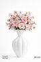 White Striped High-Neck Irregular Mouth Nordic Style Bohemian Elegant Bohemian Style Trend Ceramic Vase 28cm - 4