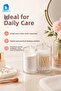 Crystal 3 Compartment Transparent Cosmetic Organizer Makeup Jewelry Lipstick Nail Polish Cotton Organizer - 3