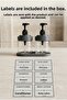 Set of 2 Glass Liquid Soap Dispensers |   Hand and Dish Soap |   Bathroom Organizer with Stand |   425 ml X 2 - 2