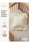 Cream Color Organic 100% Cotton Baby Crib Pillow and Pillowcase (38*38 cm)