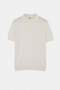 Ecru Regular/Normal Cut Special Yarn Premium Basic Knitwear Polo Neck T-Shirt Tmnss26Po00044 - 4