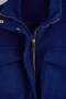 Navy Blue Oversize Suede Coat Twoaw27Mo00015 - 6
