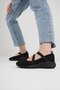 Women's Black Rubber Detailed Sneaker Byndsnkk03 - 2