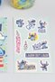 X Dekomus Licensed Aloha Dream Cup 5 Piece Stationery Set Sticker, Feathered Pen "Dekomus Cep D - 5