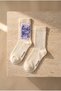 Lilac Colored Look Socket Socks - 2