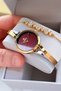 Special Boxed Women Wrist Watch Waterproof Gold Silver Color Steel Cord +Bracelet Hmby2042C2 - 2