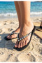 Women's Stylish Stoned Sea Pool Slippers |   Daily Comfort Slippers Flip-Flops | - 4