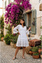 Women's White Lace Bell Dress - 2