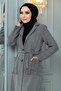 Pocketed Kachet Coat Black 19163 - 2