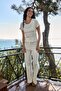 Kimberly Pointelle Pants Pajama Bottoms - Ecru - 4