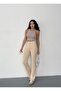 Crepe Fabric Stretch Women's Palazzo Pants 3-Piece Set - 3