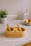 Naumi حاوية توابل مكونة من قسمين مع ملعقة - 2
