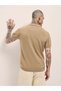 Men's T-shirt with polo style, breathable cotton fabric, comfy fit, ideal for casual or smart look. - 5