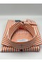 Slim Fit Long Sleeve Lycra Striped Collar Buttoned Gift Boxed Men's Shirt Fs-003669 - Orange - 8