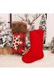 3-Pack Christmas Stockings 18 Inch, Classic Snowflake Tree Plaid Design for Holiday Decor - 5