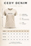 Cedy - Women's Special Design Flexible, Sequined, Lace Detailed Washable Plus Size T-Shirt C100200 - 2