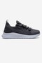 Side Striped Knitwear Women's Sports Shoes Smoke White - 5