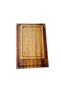 Set of 2 - Natural Wood Walnut Color Slotted Cutting Presentation Meat Vegetable Bread Chopping Board - 5