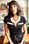 Women's Black-White Snap-On Camisole Blouse BLZ-19000171 - 2