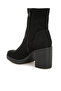 Women's Microfiber Sock Boots In Black - 3