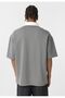 Polo collar oversize printed t-shirt - 5