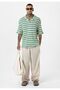 Oversize striped knitwear t-shirt - 4