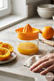 300ml Orange Glass Squeezer for Orange and Citrus - 2