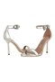 Insraa Stiletto Heeled Sandal with Rhinestone Buckle - 2